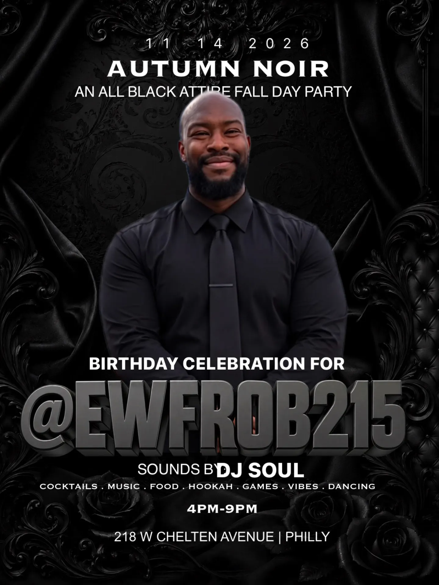 Flix BDay Bash/Autumn Noir All Black Affair (Copy)