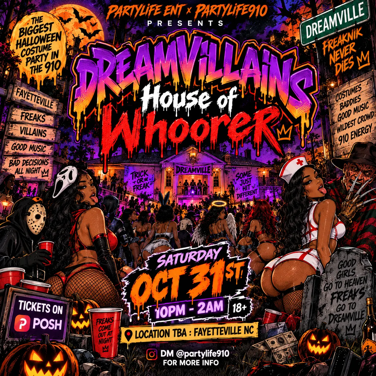DREAMVILLIANS HOUSE OF HORROR HALLOWEEN PARTY 🎃