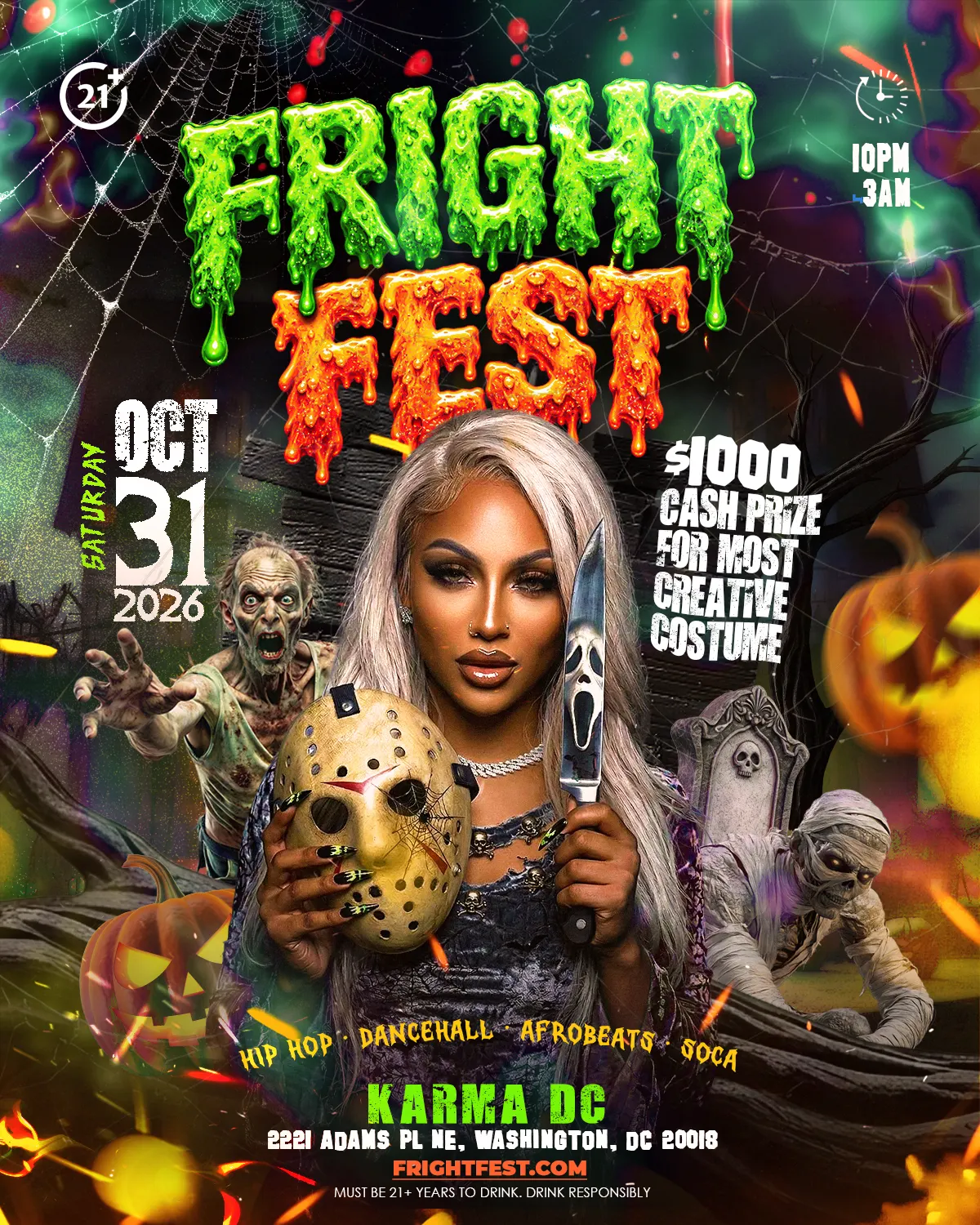 FRIGHT FEST 2026 (INTERNATIONAL HALLOWEEN BASHMENT/FETE)