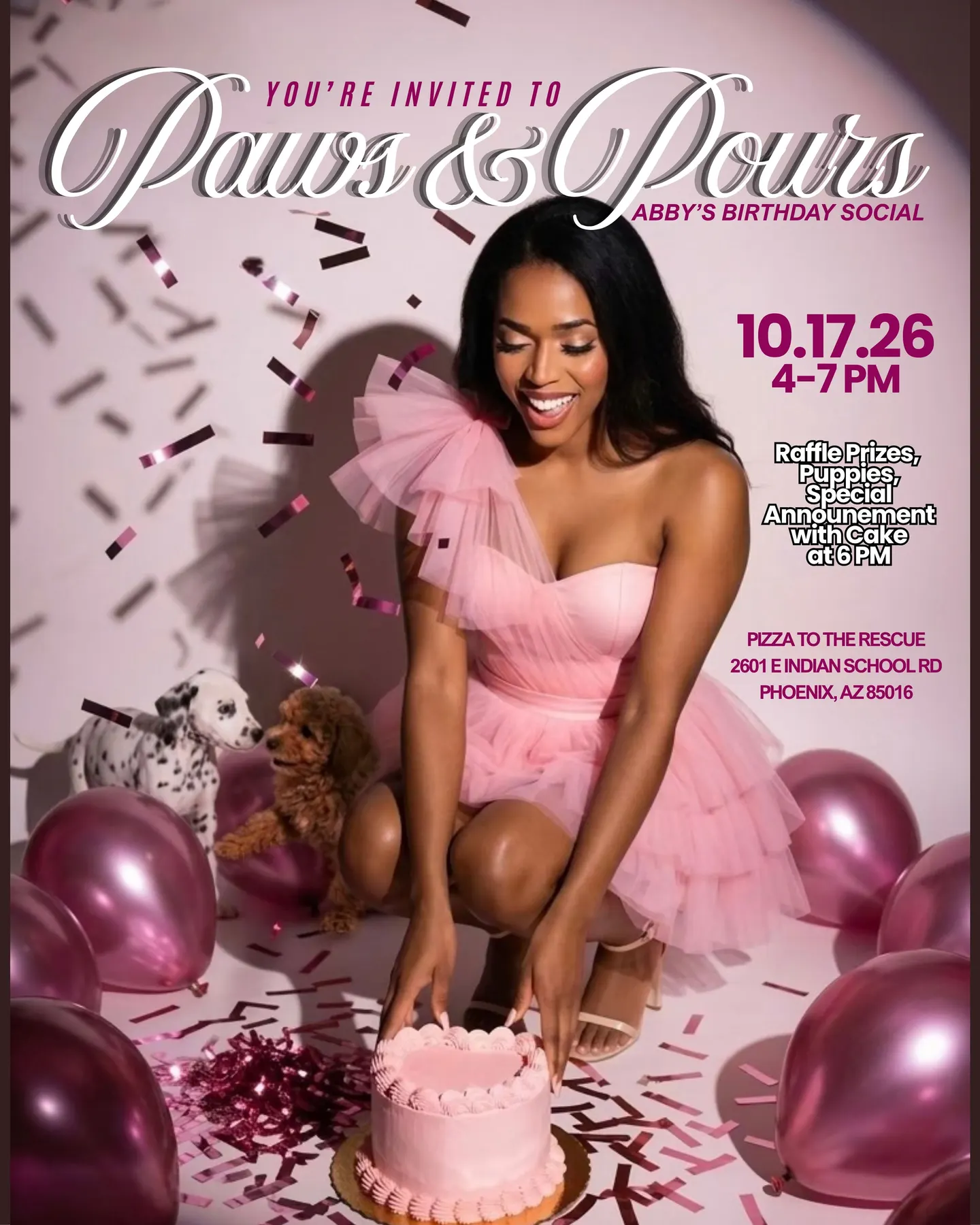 Paws & Pours: Abby's Birthday Social