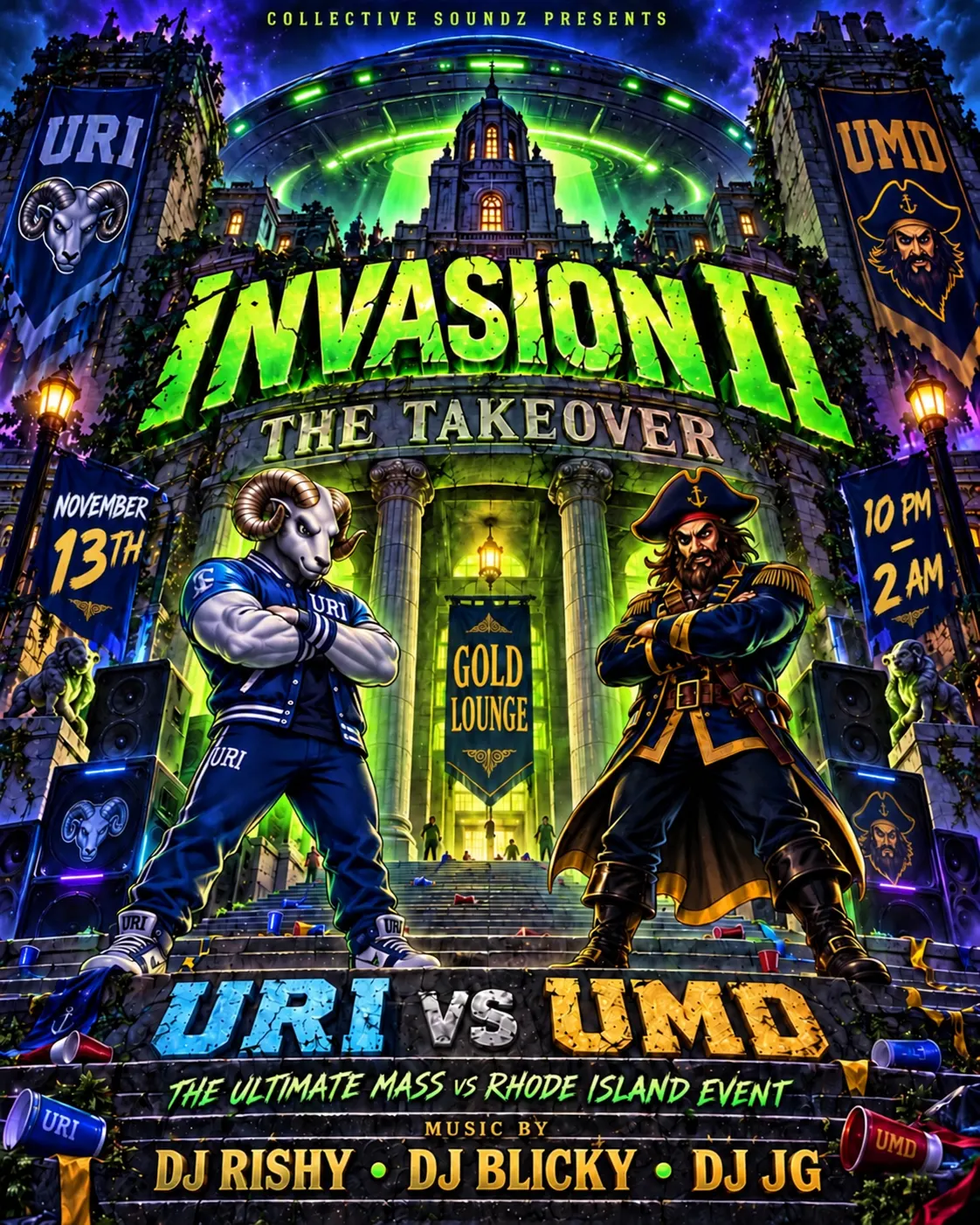 COLLEGE INVASION: URI VS UMD THE TAKE OVER
