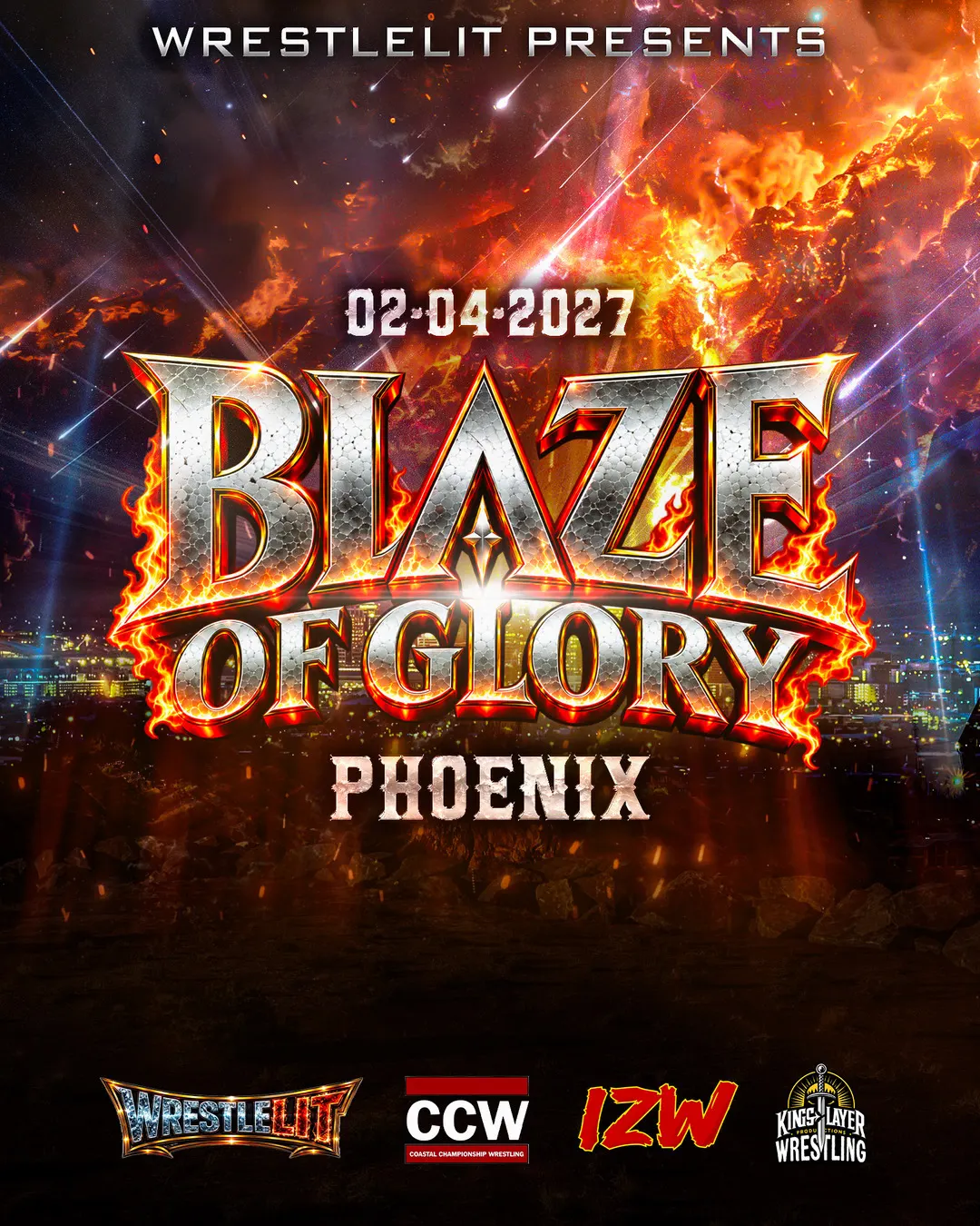 WrestleLIT: Blaze Of Glory - Live Wrestling