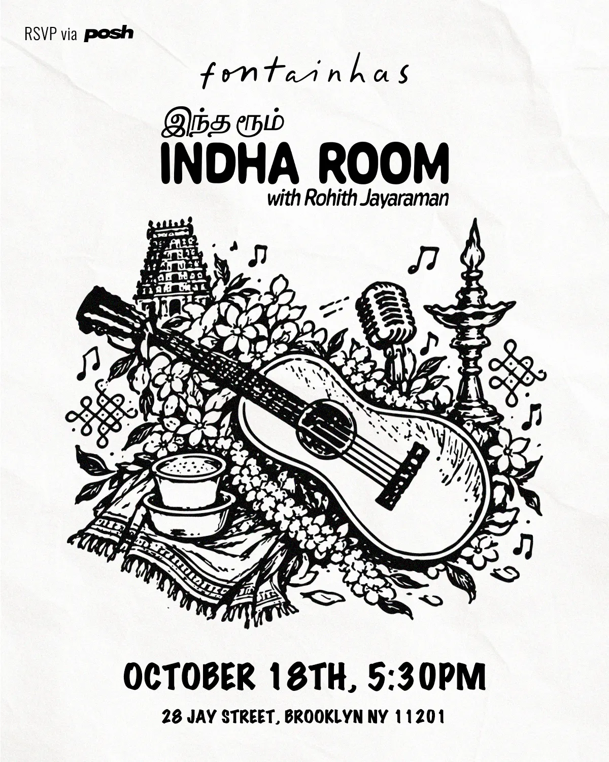 Indha Room: An Evening with Rohith Jayaraman