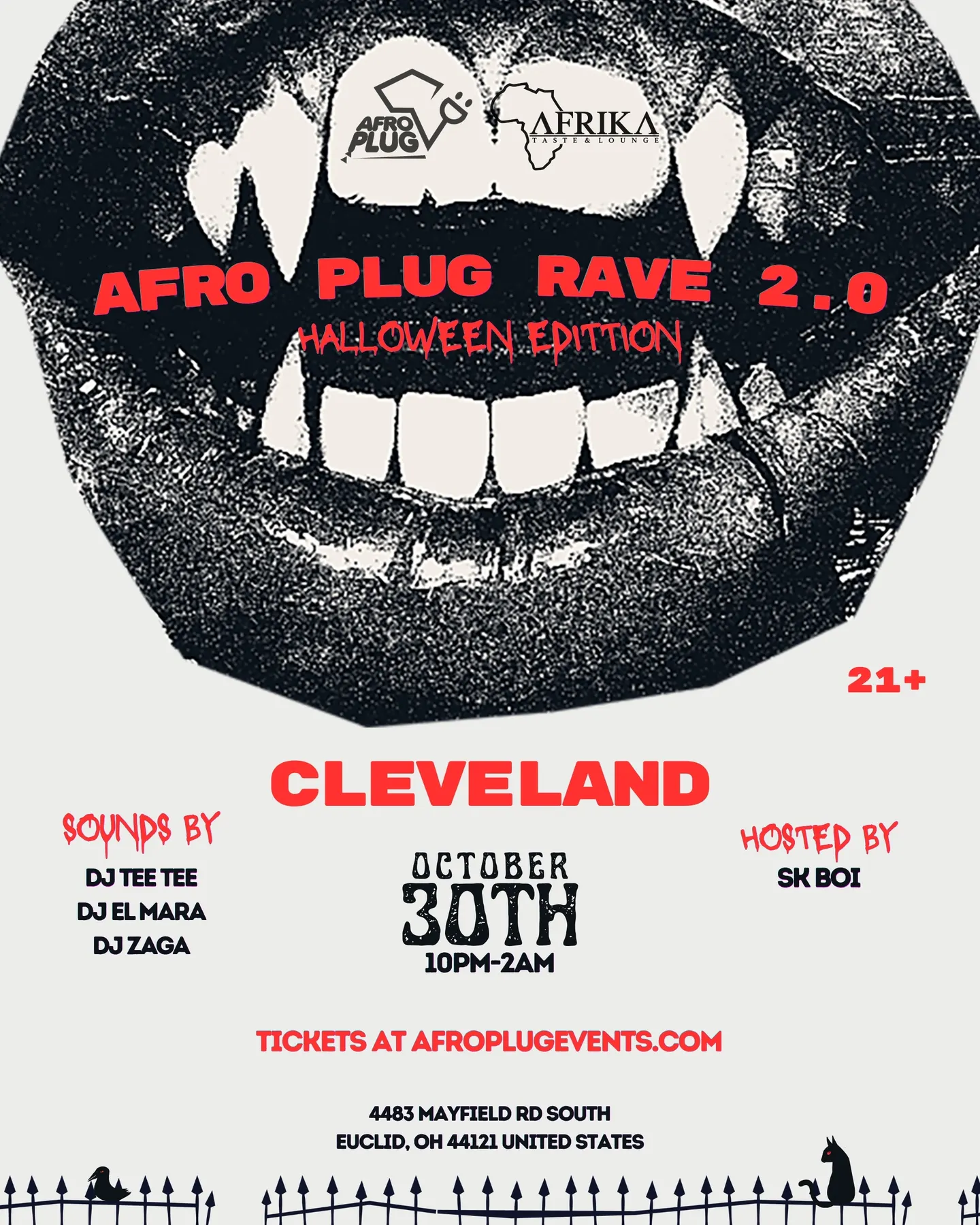 AFRO PLUG RAVE 2.0 (Halloween edition)