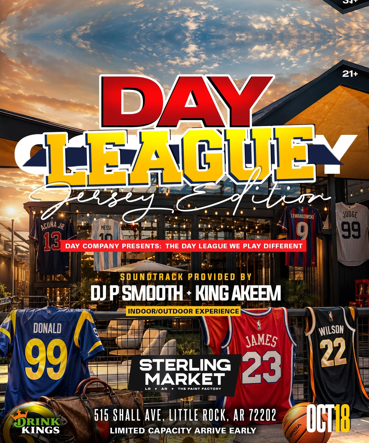 DAY COMPANY Presents Day League: Jersey Edition