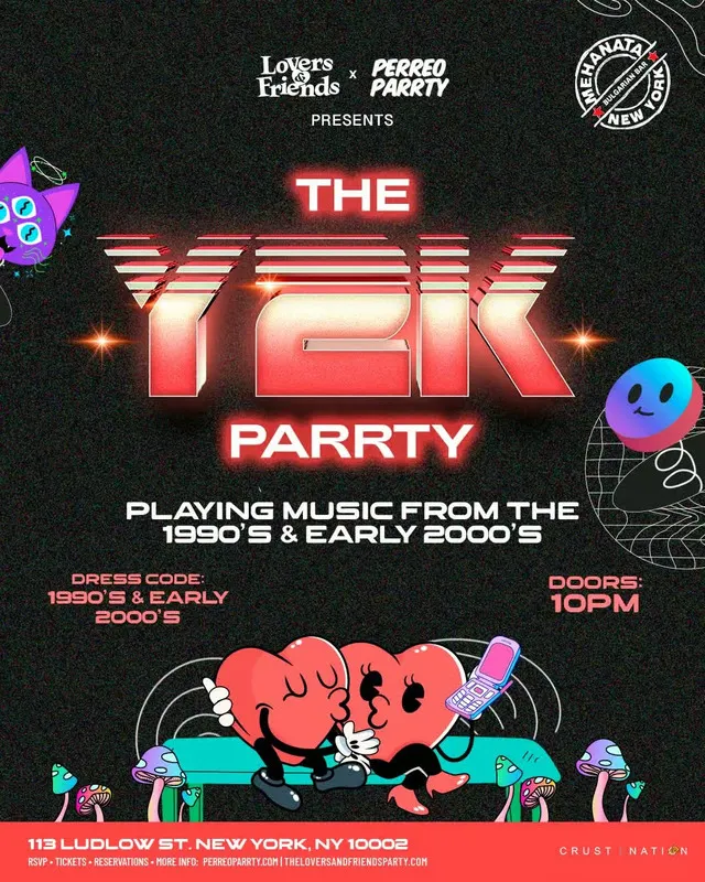 THE Y2K Parrty at the Legendary Mehanata NYC | 18+