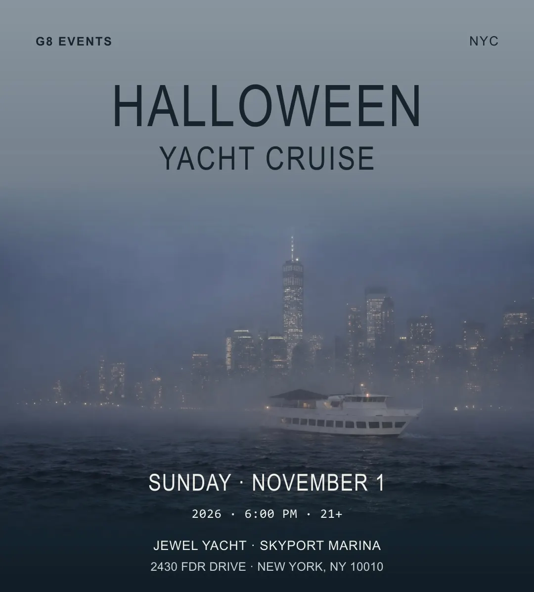 HALLOWEEN YACHT CRUISE NYC