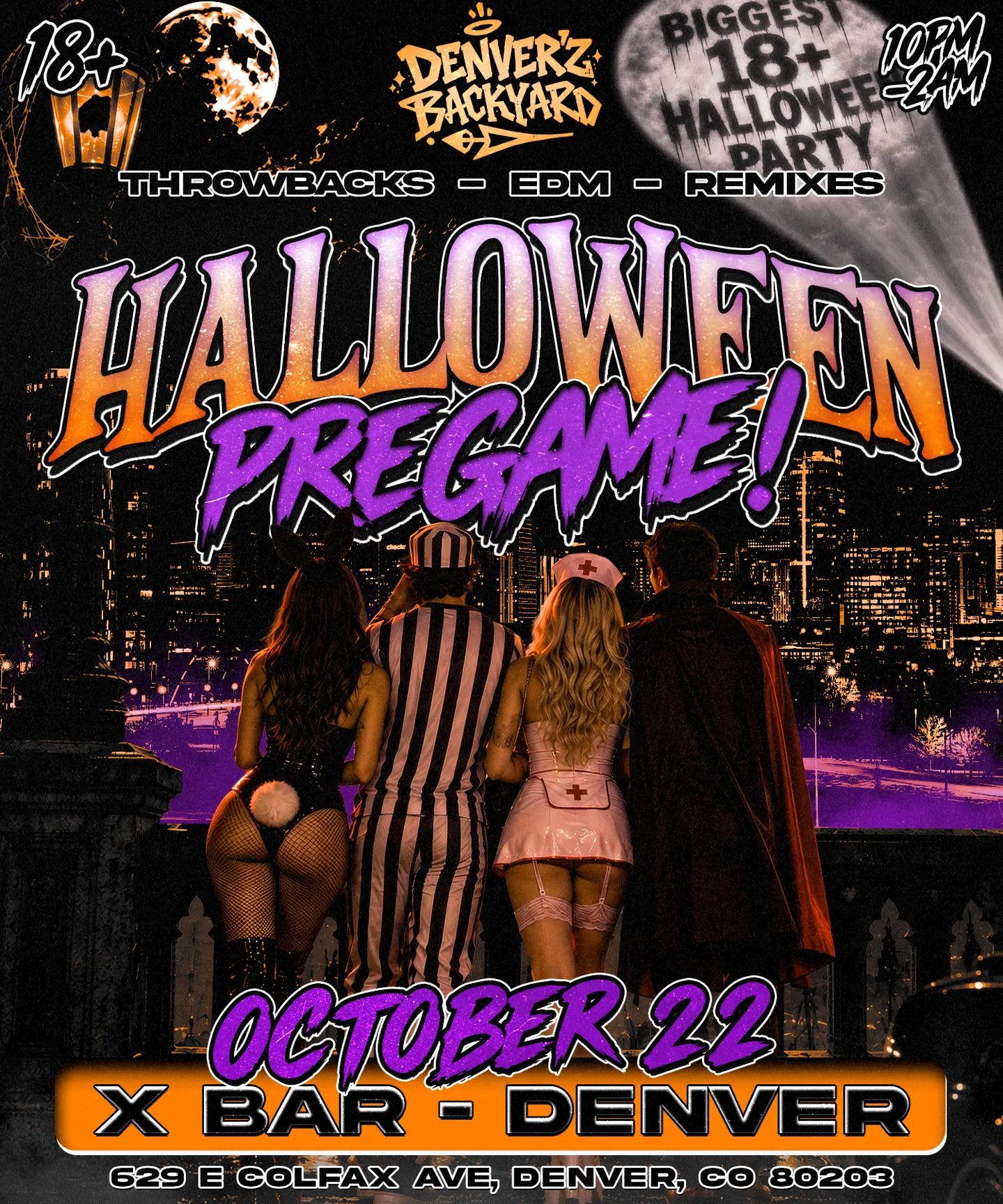 🎃 DENVER HALLOWEEN PREGAME 🎃