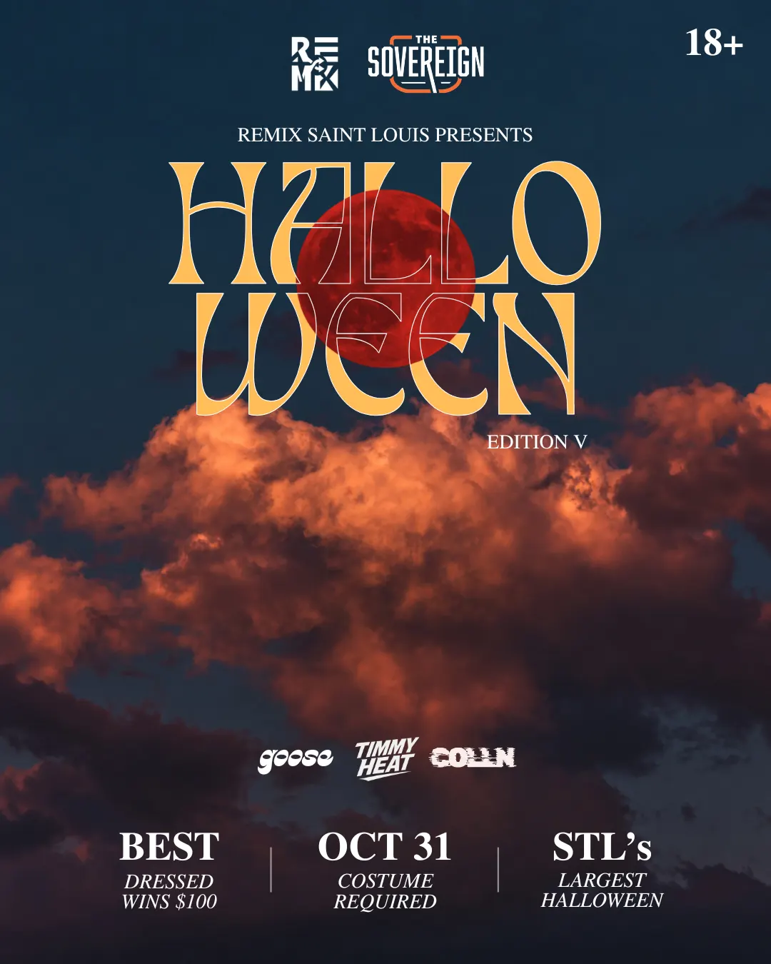 Halloween V @ the sovereign (18+)