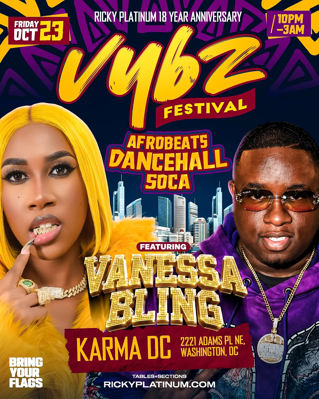 VYBZ FESTIVAL DC (AFROBEATS x DANCEHALL x SOCA)