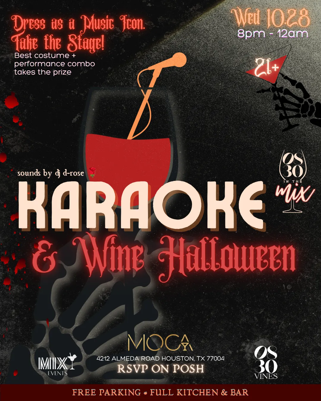 0830 in the Mix: Karaoke + Wine Halloween