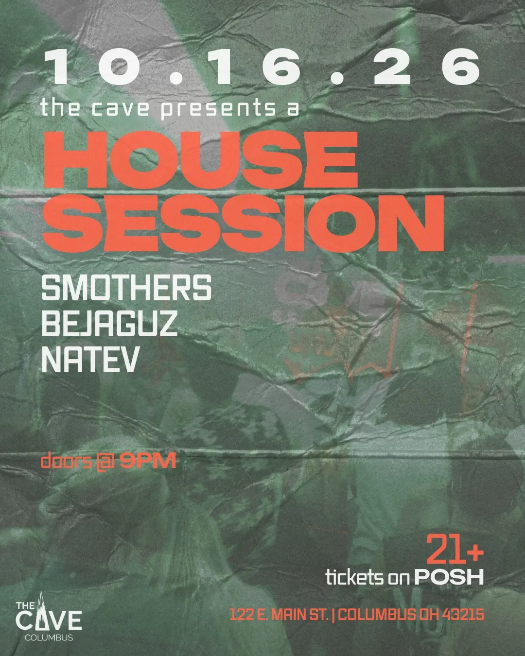 THE CAVE HOUSE SESSION - October 16th