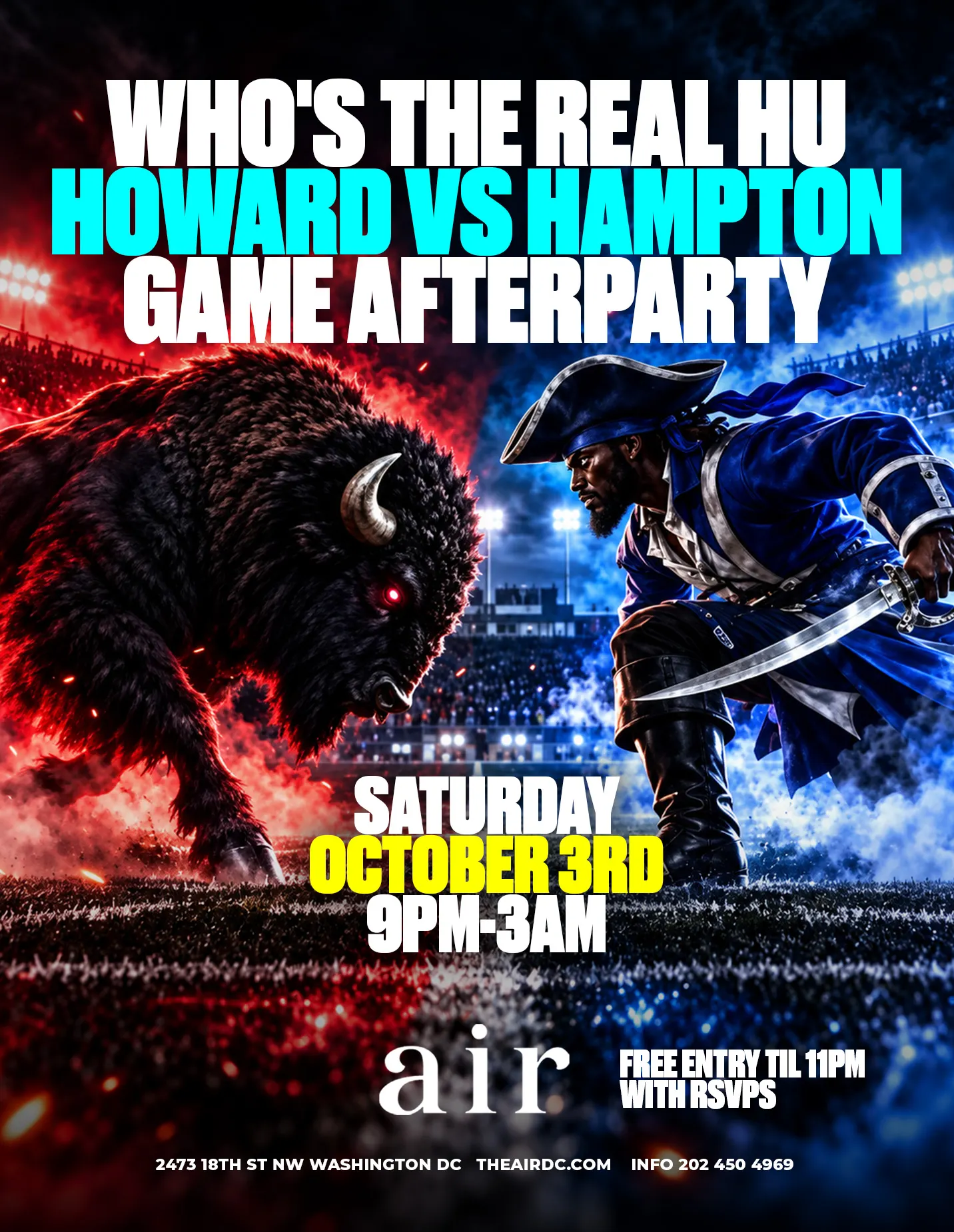 Official Howard vs Hampton After Party: Who's The Real HU