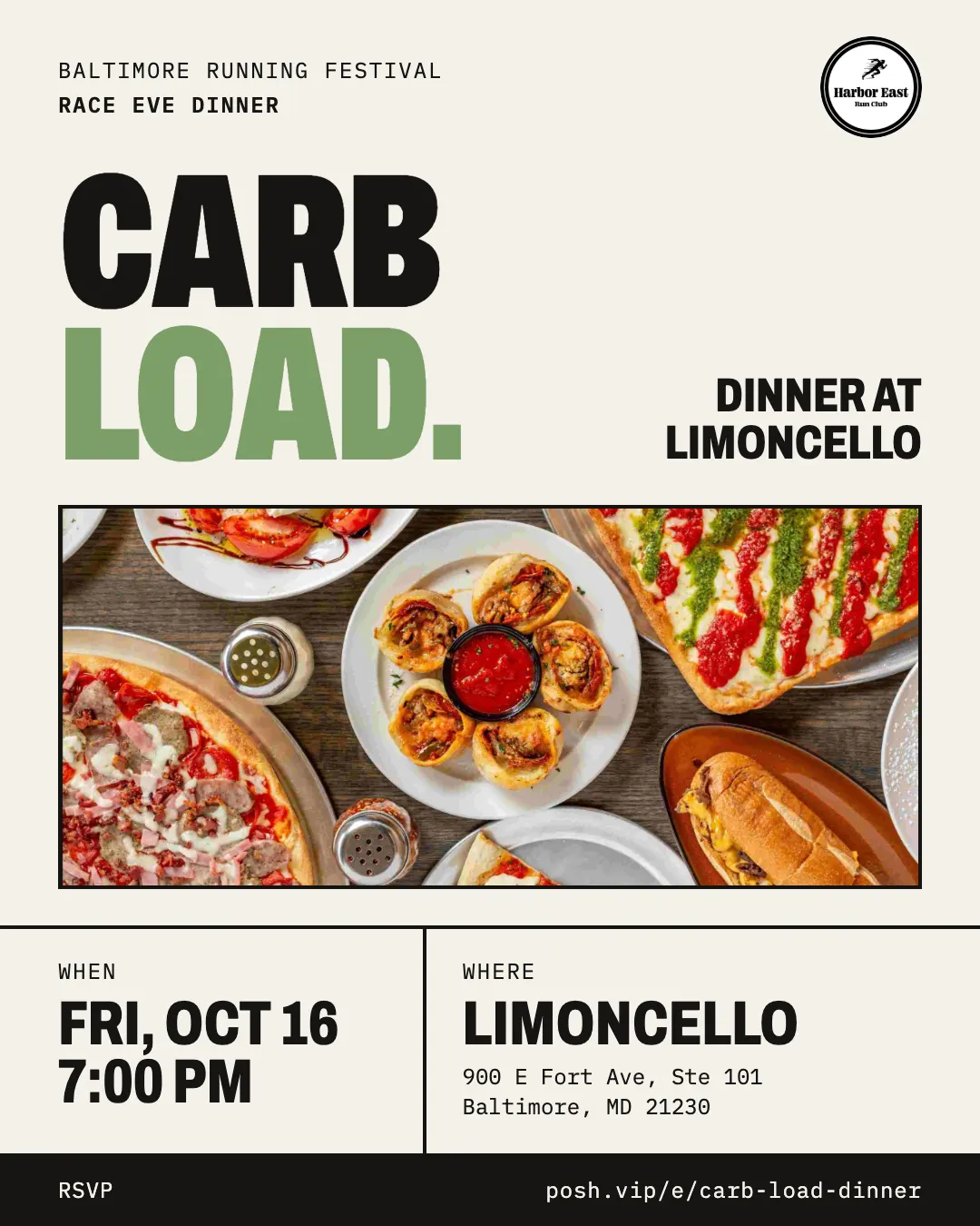 Carb Load Dinner