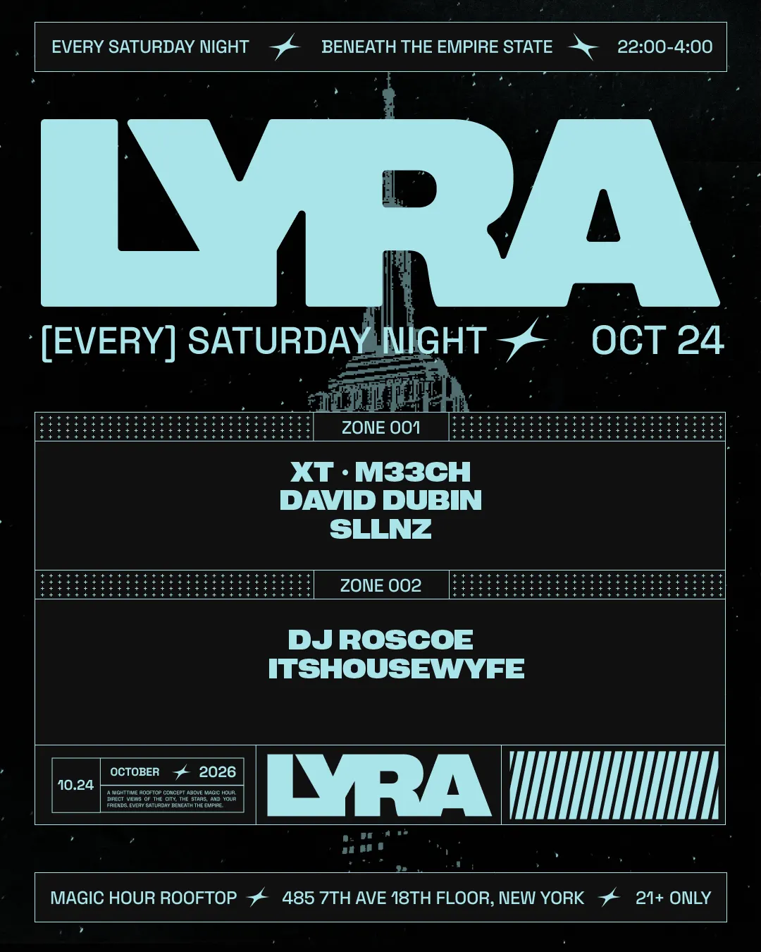 Lyra Rooftop Party 10.24.26