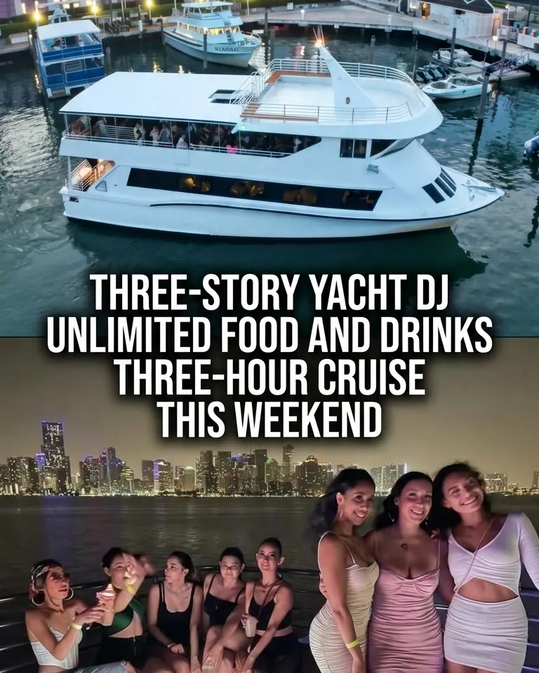 Miami Yacht Party Open Bar — Bayside Booze Cruise