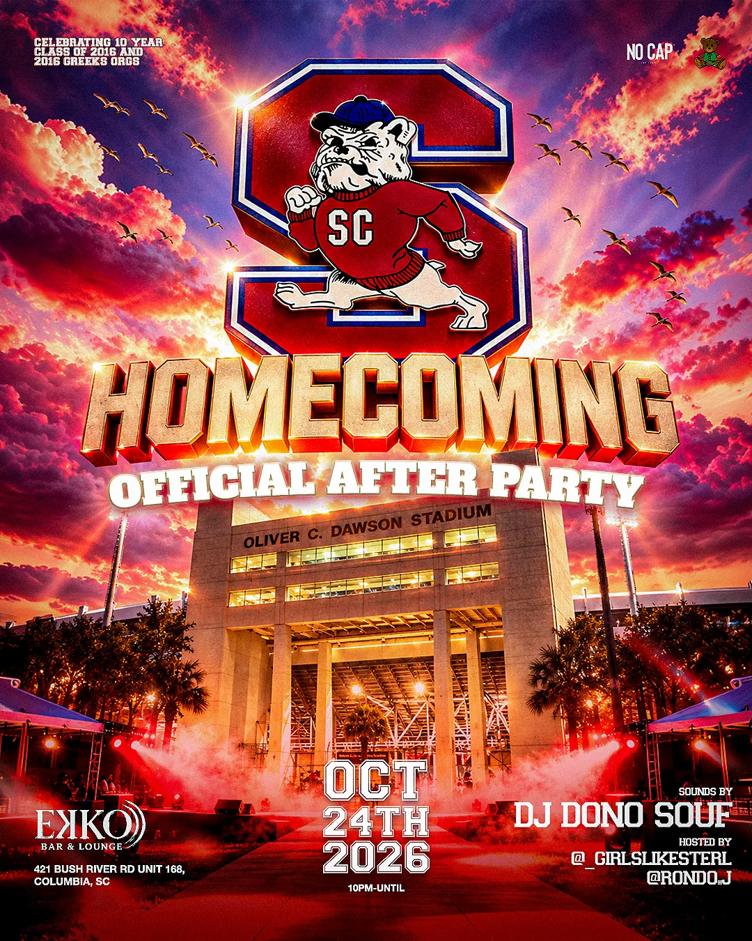 SCSU Homecoming Official After Party