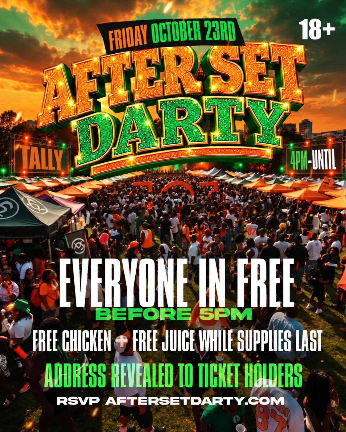 HOMECOMING AFTER SET DARTY