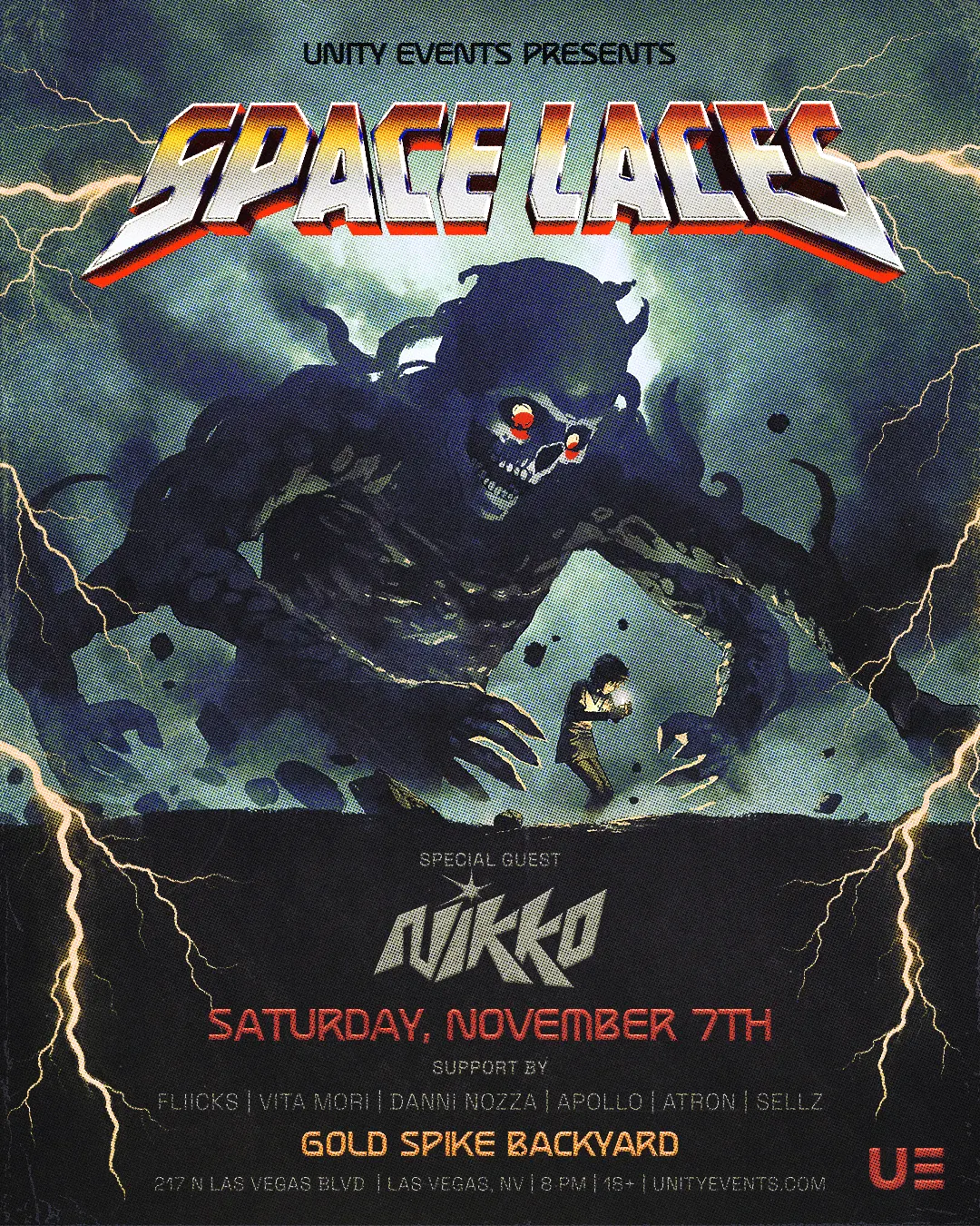 UNITY EVENTS PRESENTS: SPACE LACES w/ NIKKO 💥