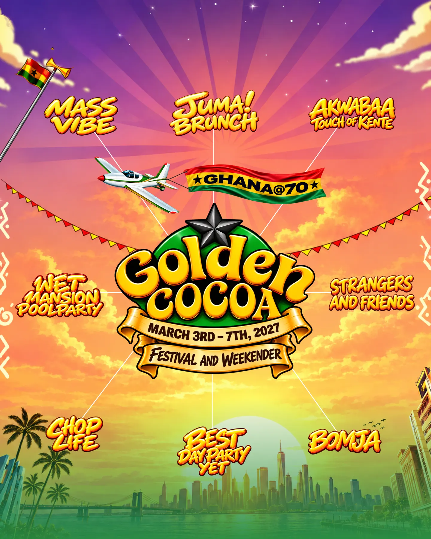 GOLDEN COCOA FESTIVAL WEEKEND: GHANA@70