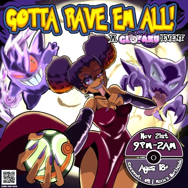 Gotta Rave Em All Cincinnati (PokeRave)