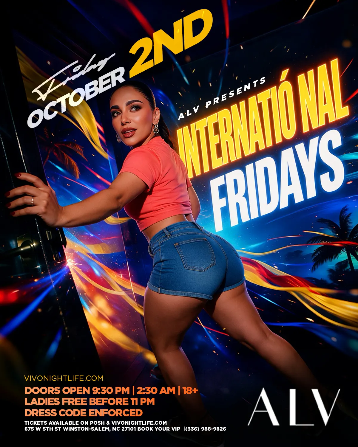 International Fridays · October 2 · ALV Nightclub