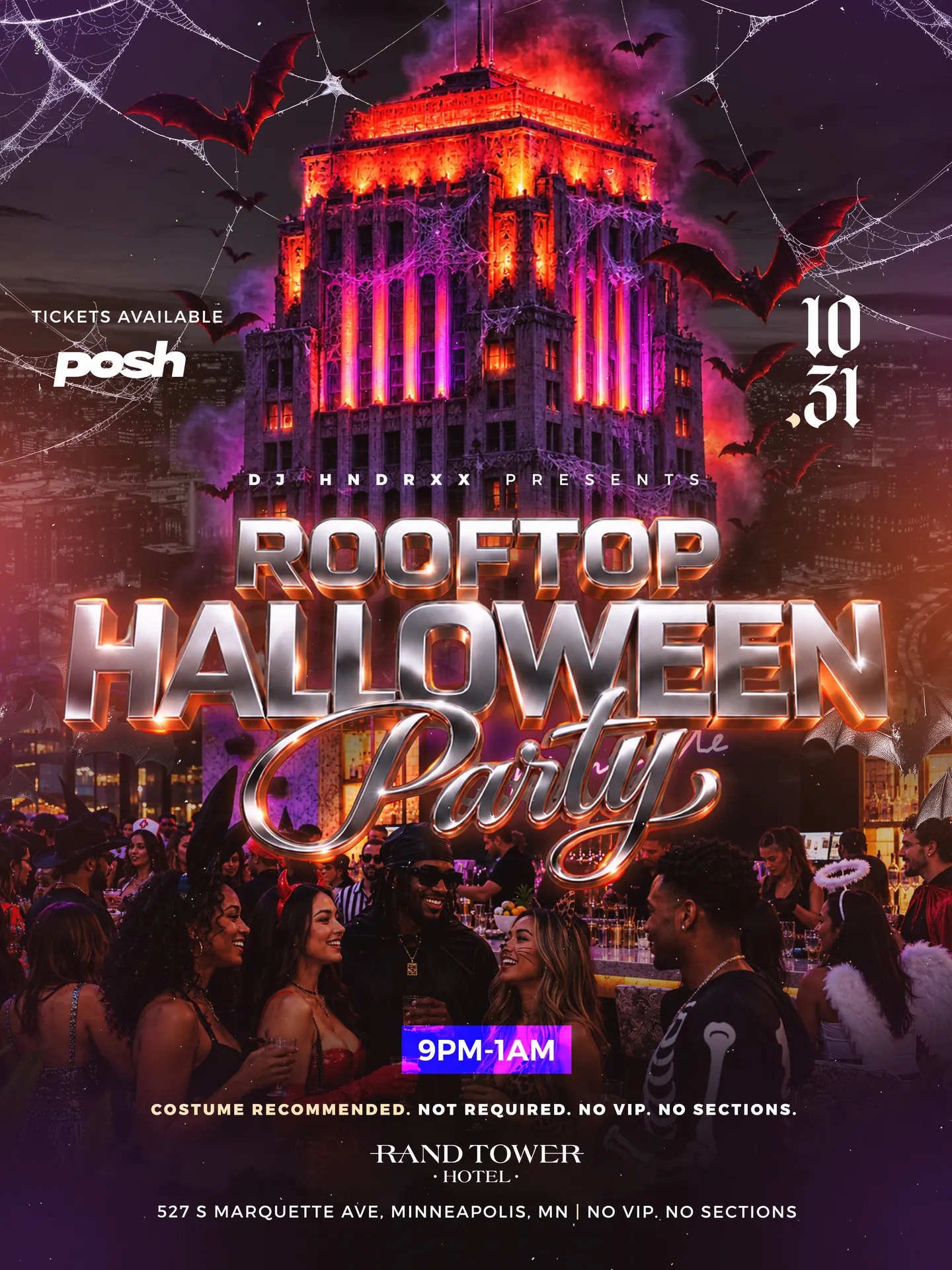 Rooftop Halloween Party.