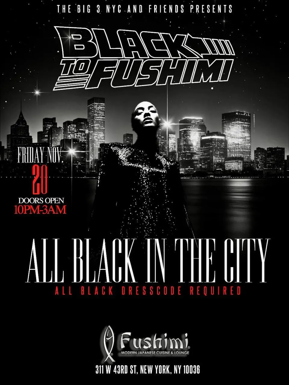 "Black To Fushimi" All Black In The City