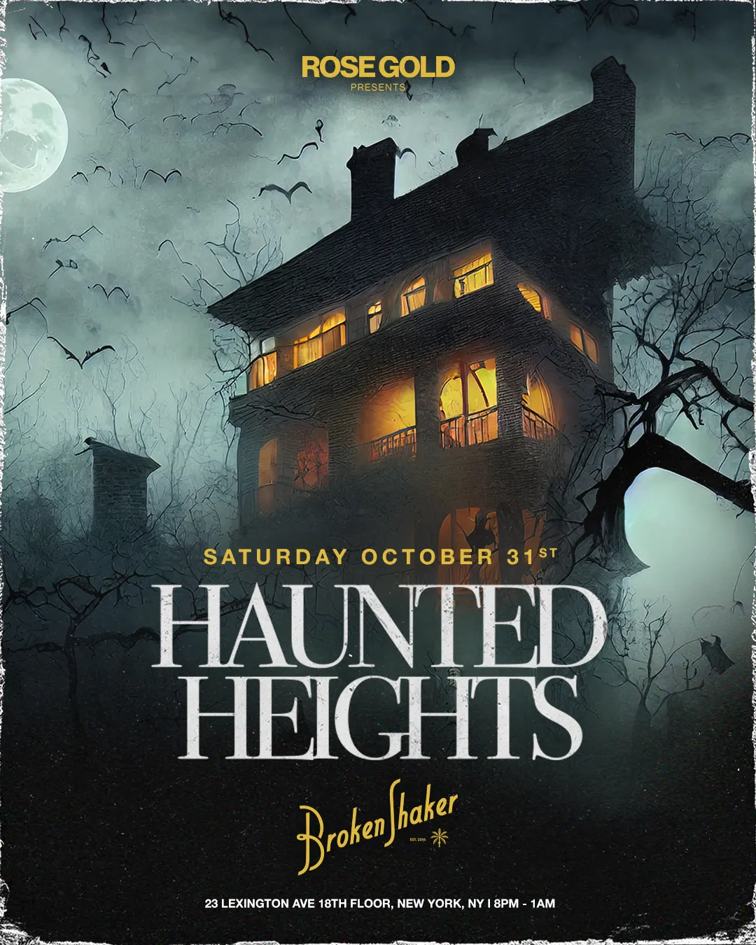 Haunted Heights Halloween at BROKEN SHAKER - Oct 31