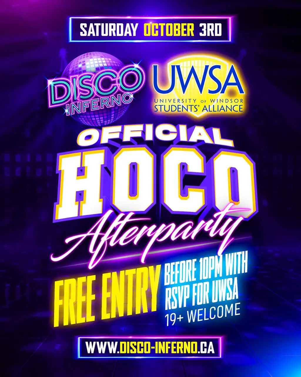 Official HOCO After Party At Disco Inferno