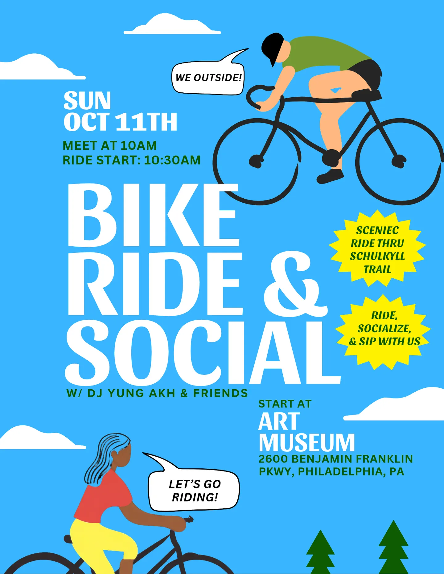 BIKE RIDE & SOCIAL W/ AKH & FRIENDS