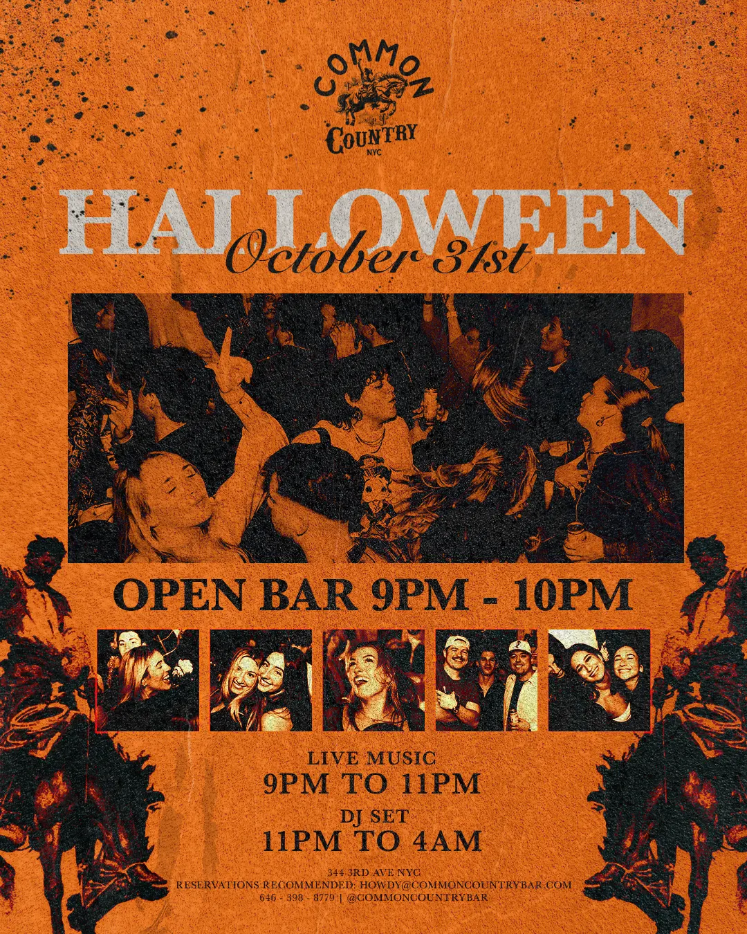Halloween Night 10/31 @ Common Country