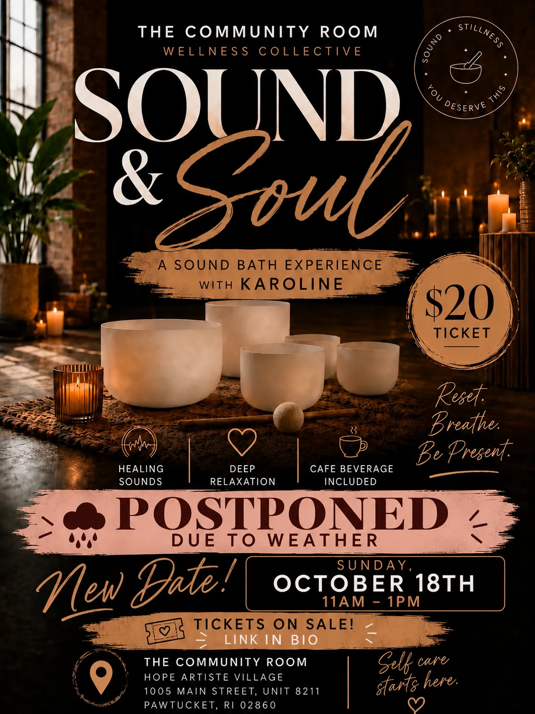 Sound & Soul: A Sound Bath Experience with Karoline