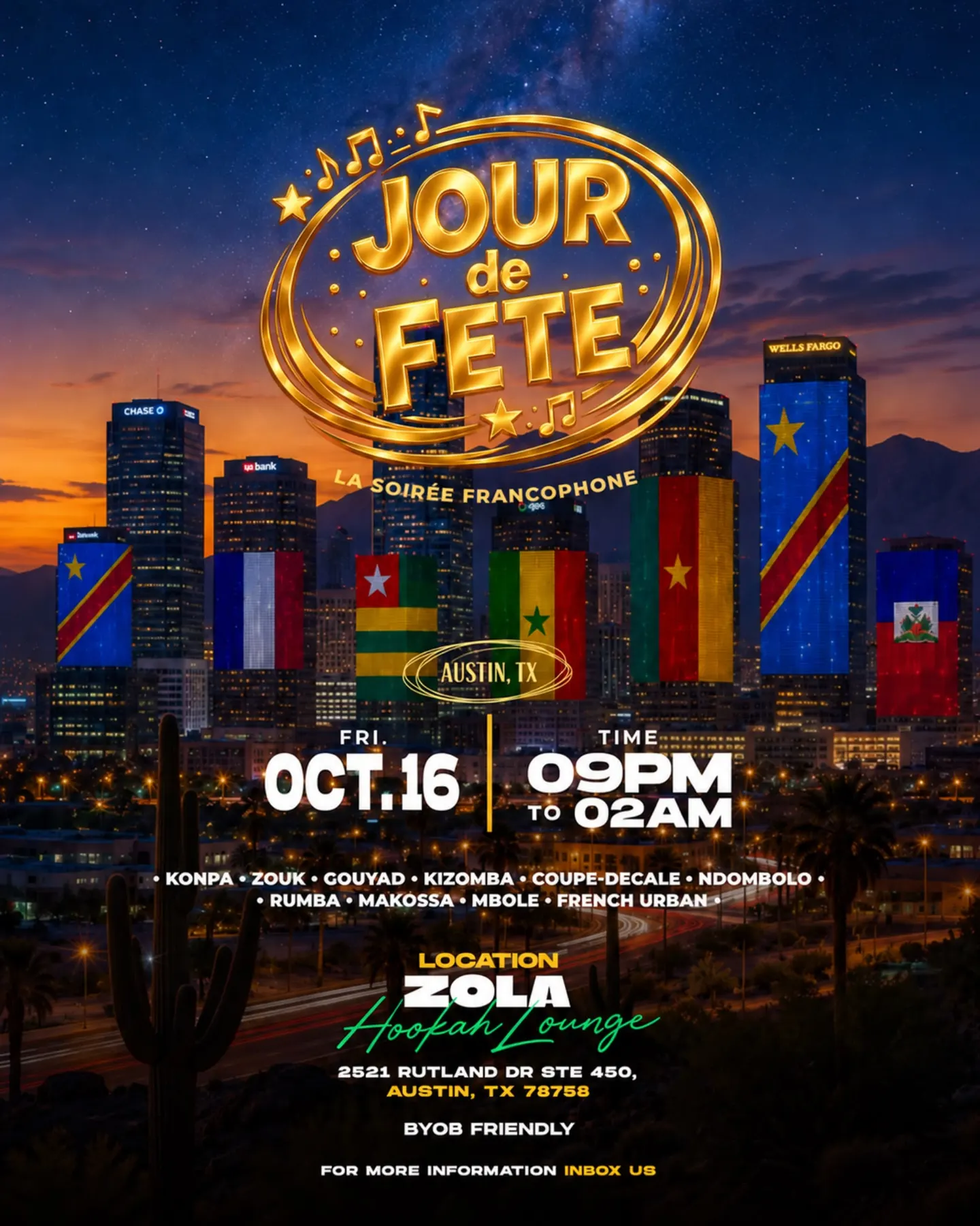 JOUR de FETE | La Soiree Francophone (Austin)