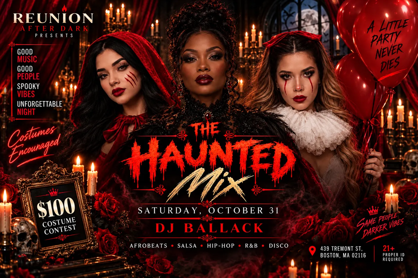 The Haunted Mix: Halloween Night at Reunion After Dark