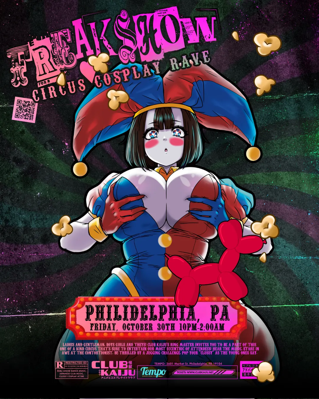 Freakshow: Circus Cosplay Rave - PHILIDELPHIA 10.30.26