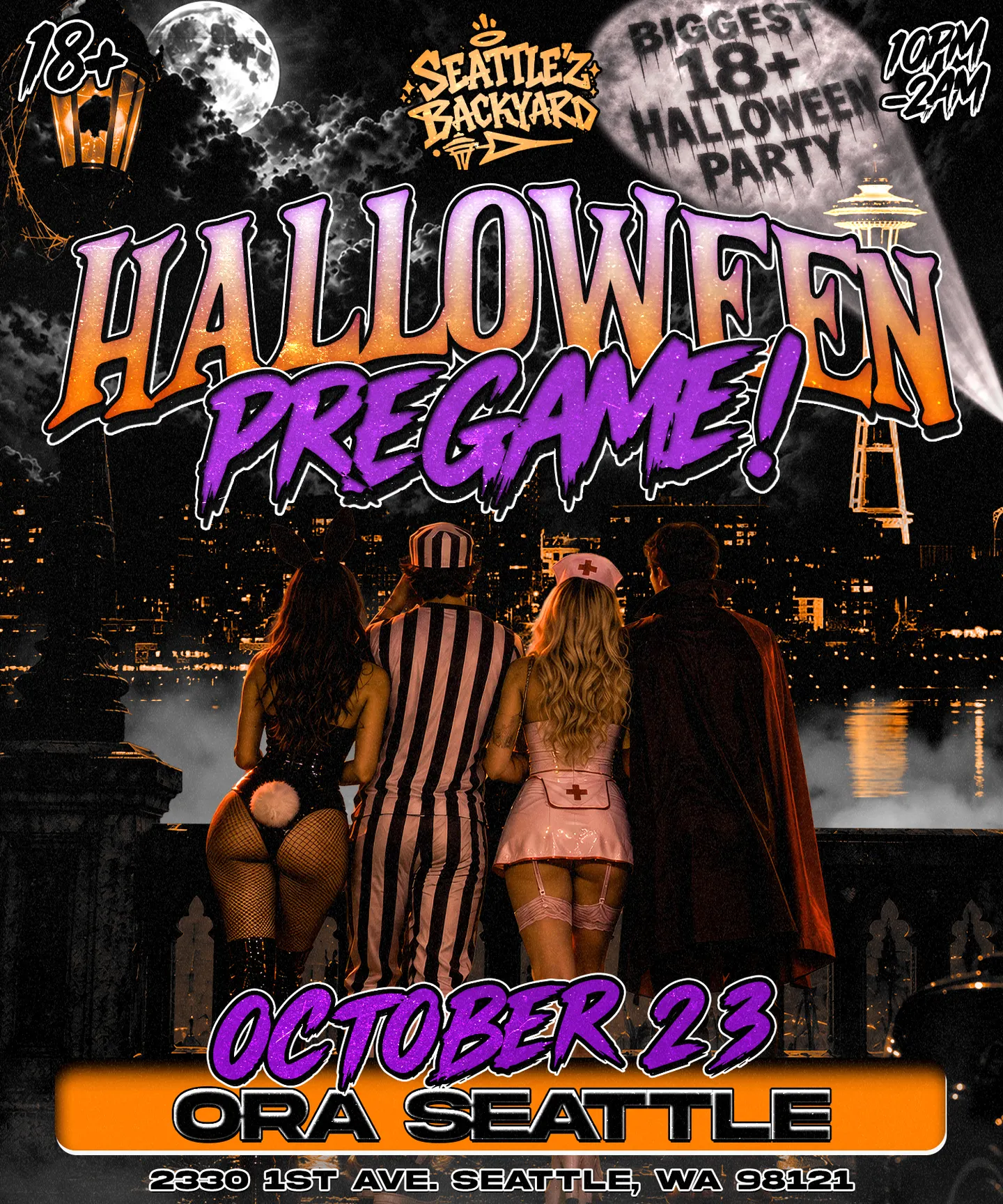 🎃 SEATTLE HALLOWEEN PREGAME RAVE 🎃