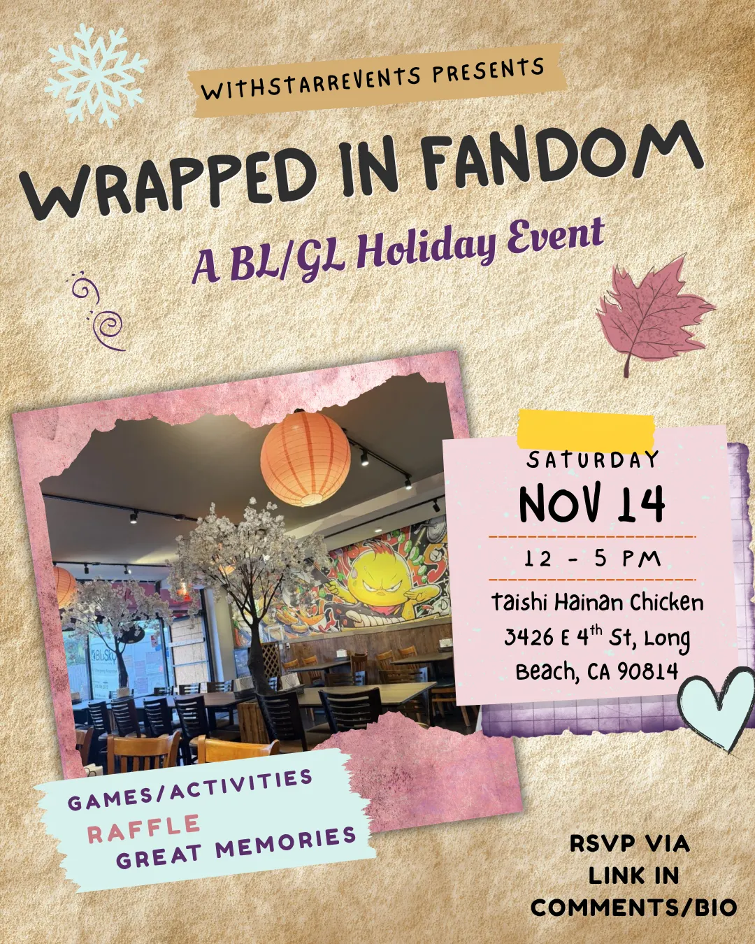 Wrapped in Fandom: A Bl/GL Holiday Meetup