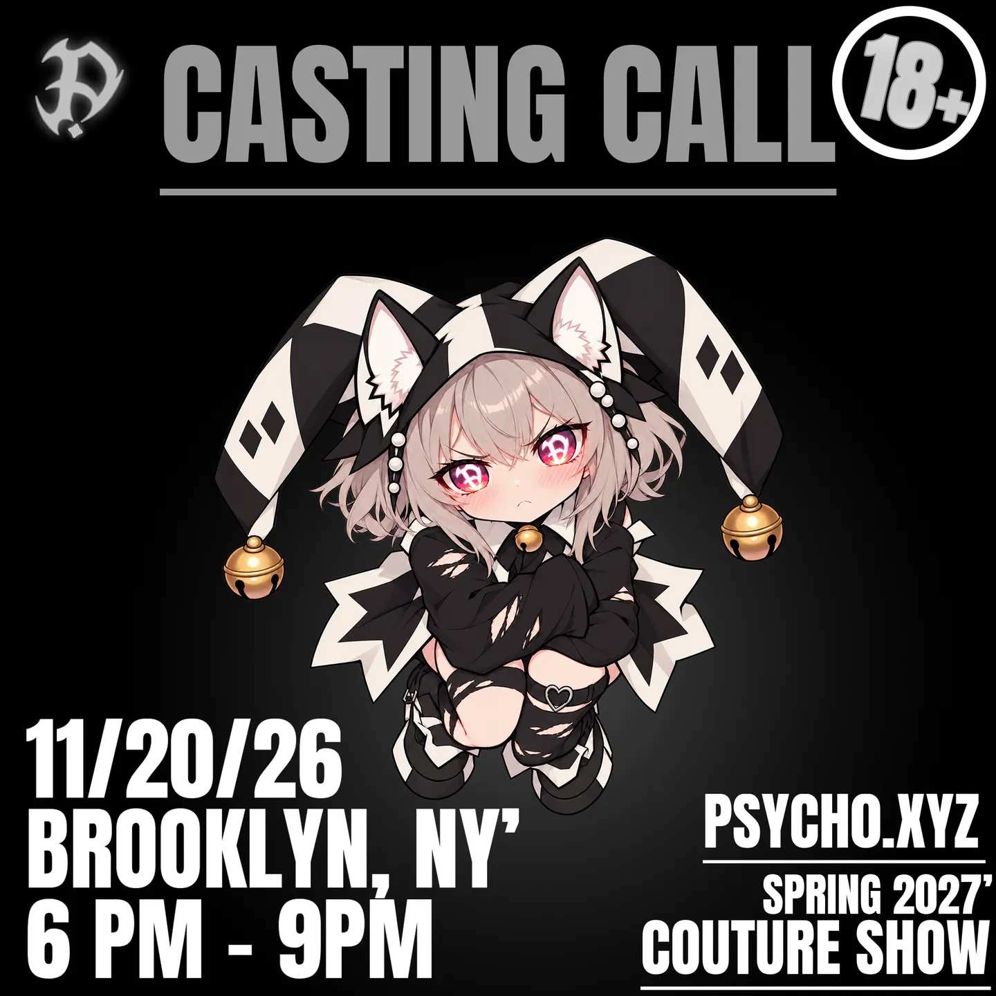 Psycho.xyz Spring 27' Casting Call