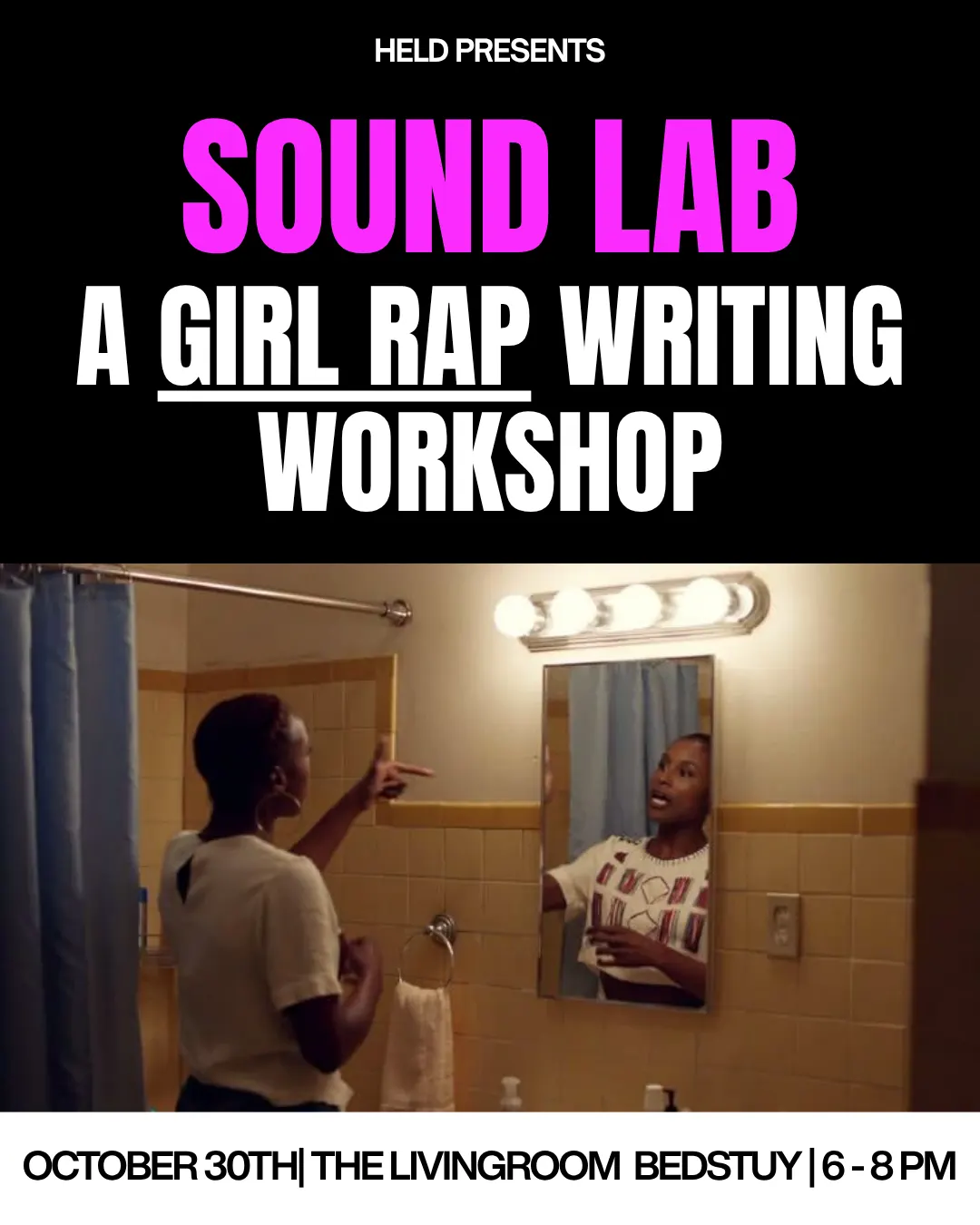HELD Sound Lab: A Girl Rap Writing Workshop
