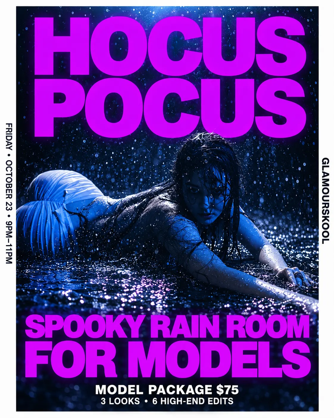 HOCUS POCUS | SPOOKY RAIN ROOM FOR MODELS