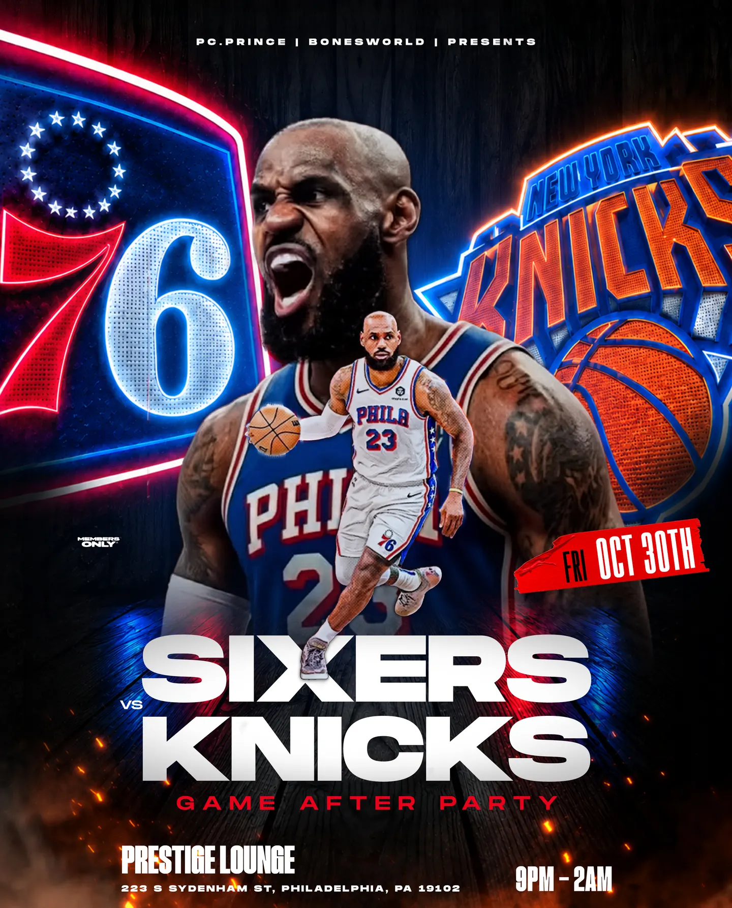 76ERS VS KNICKS // OFFICIAL AFTER PARTY
