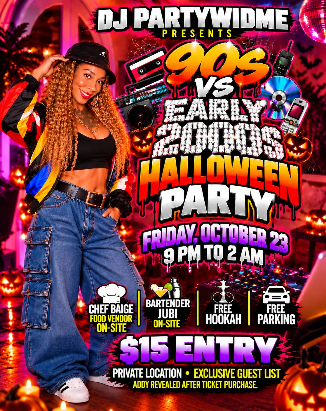 90s VS Early 2000 HALLOWEEN KICK OFF PARTY @DAPARTYPAD DJ PARTYWIDME