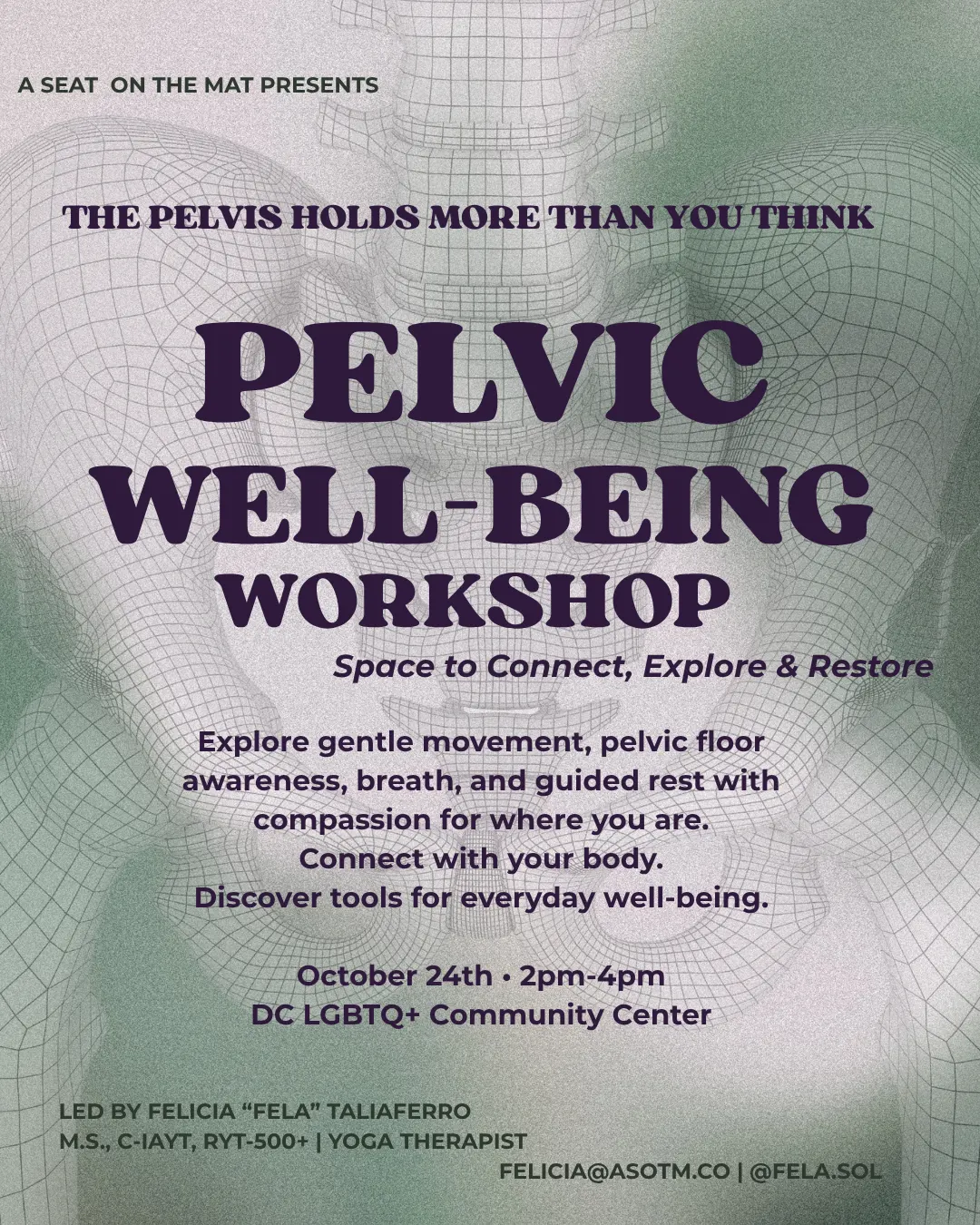Your Pelvis Holds More Than You Think | A Pelvic Well-Being Workshop