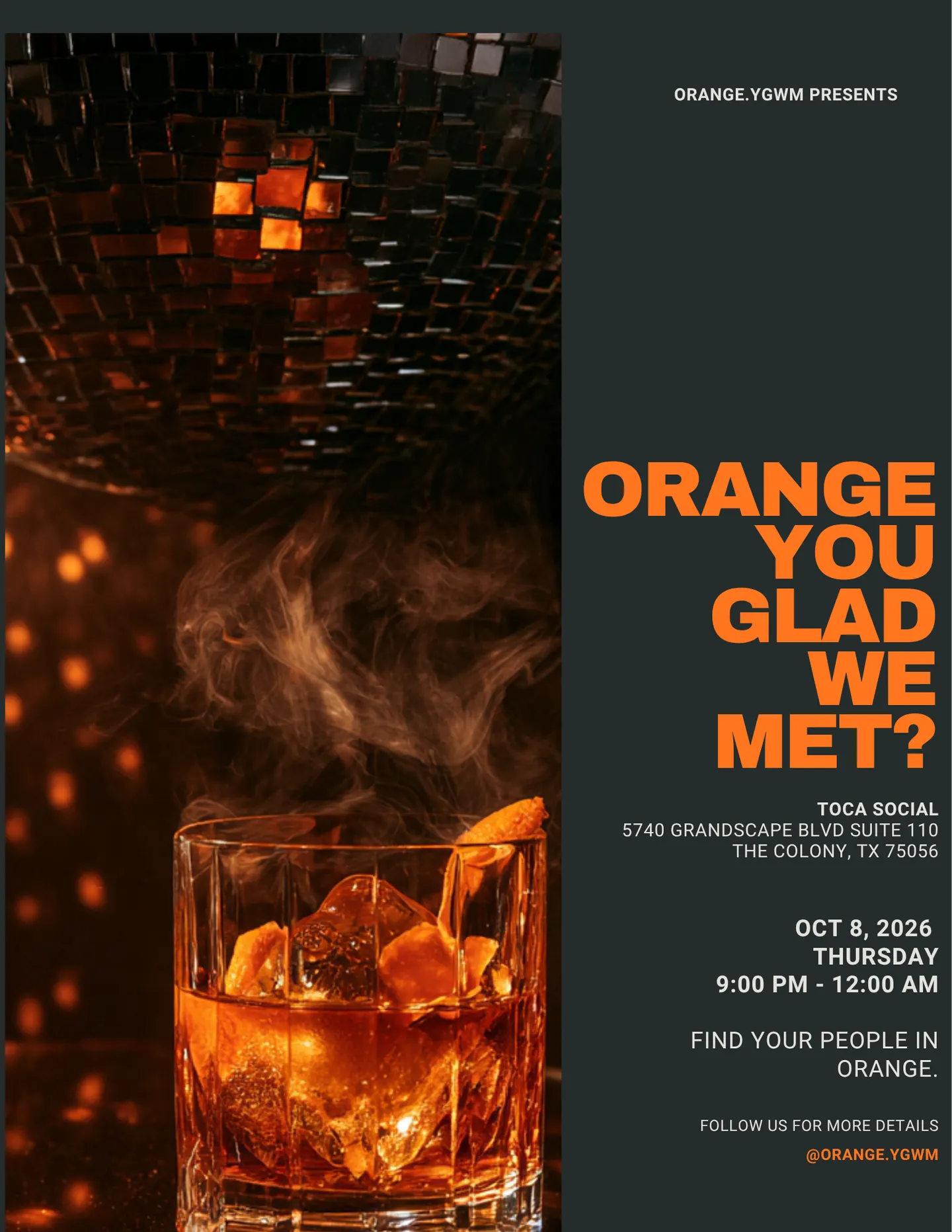 ORANGE Karaoke Night | Frisco + North Dallas Meetup
