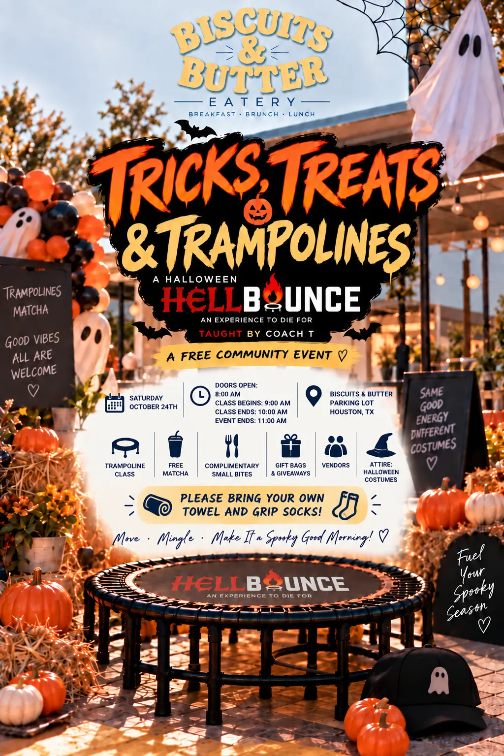 Tricks, Treats & Trampolines