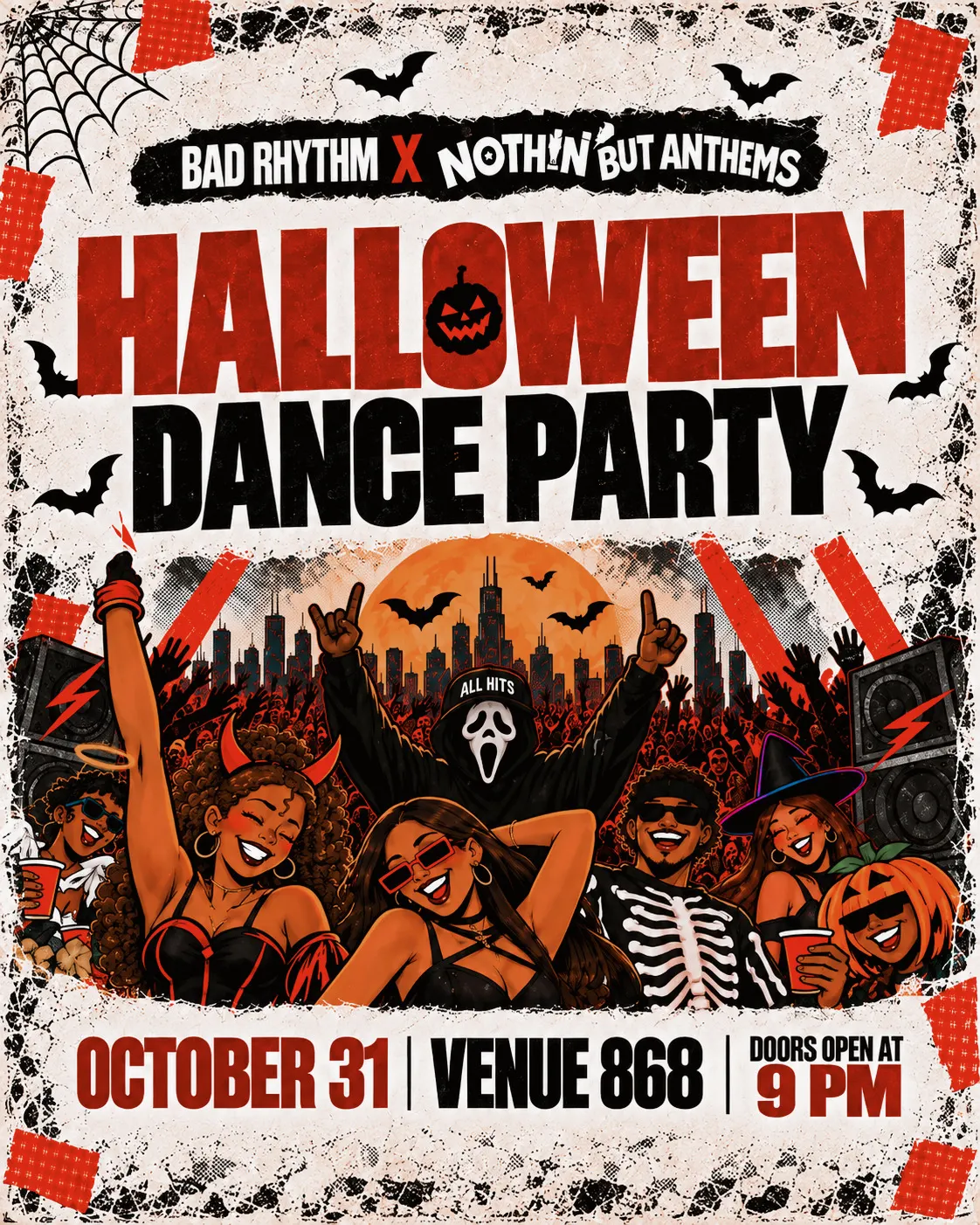 Bad Rhythm x Nothin But Anthems: Halloween Dance Party