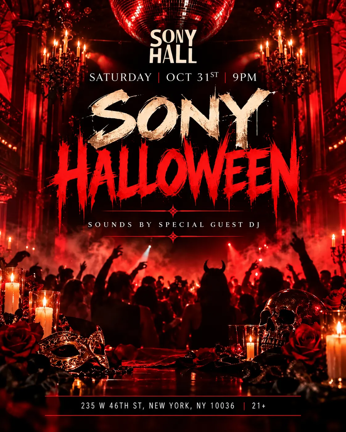 BeeNice Halloween at Sony Hall (Paramount Hotel)