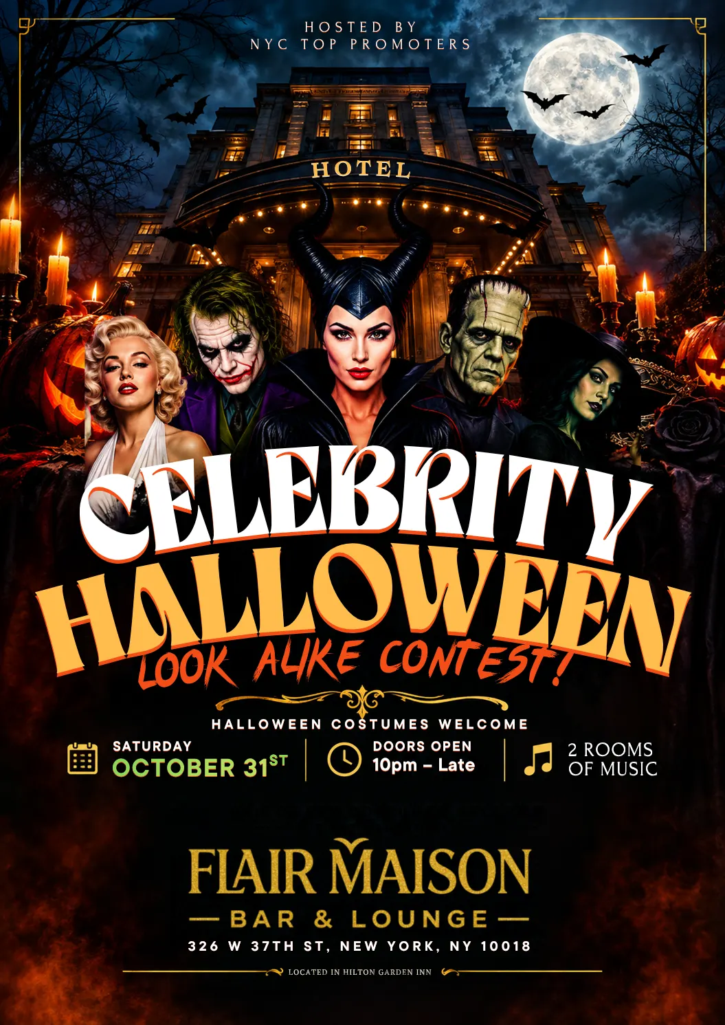 Halloween Celebrity Look Alike Contest