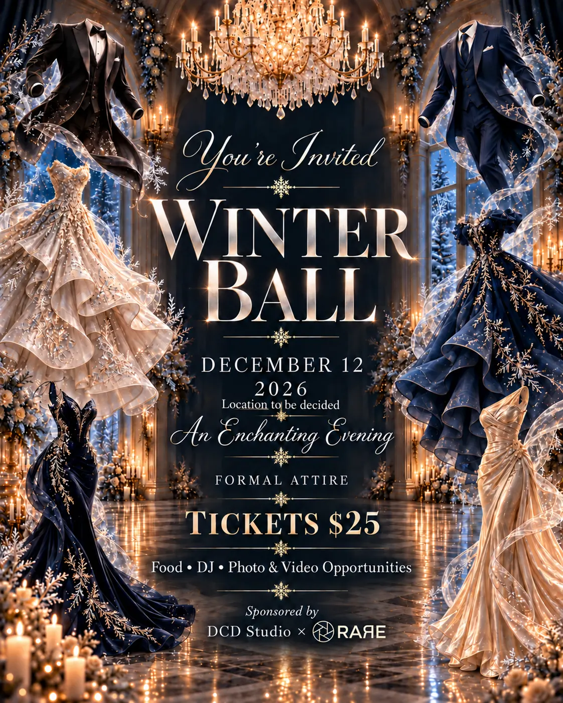 DCD Studio x RAЯE Presents The Winter Ball